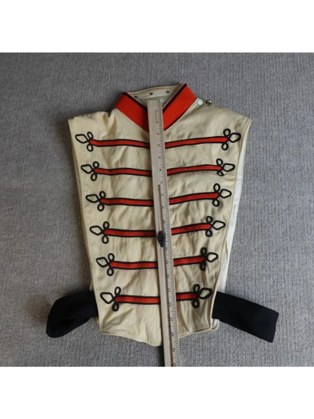 Marching Band Vest  XS Beige Dunbar Vintage Ostwald 70s